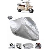 Coverplus Vespa GTV 250 IE Arka Çanta Uyumlu Su Geçirmez Gri Motosiklet Brandası