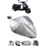 Coverplus Vespa LX 150 Arka Çanta Uyumlu Su Geçirmez Gri Motosiklet Brandası