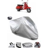 Coverplus Vespa PX 150 Arka Çanta Uyumlu Su Geçirmez Gri Motosiklet Brandası