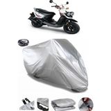 Coverplus Yamaha BW'S 100 Arka Çanta Uyumlu Su Geçirmez Gri Motosiklet Brandası