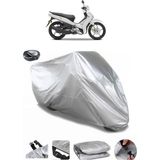 Coverplus Yamaha Crypton Arka Çanta Uyumlu Su Geçirmez Gri Motosiklet Brandası
