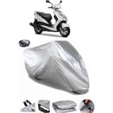 Coverplus Yamaha Cygnus X Arka Çanta Uyumlu Su Geçirmez Gri Motosiklet Brandası