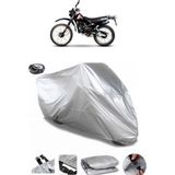 Coverplus Yamaha DT 80 Arka Çanta Uyumlu Su Geçirmez Gri Motosiklet Brandası