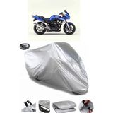 Coverplus Yamaha FZS600 Gri Arka Çanta Uyumlu Su Geçirmez Motosiklet Brandası