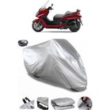 Coverplus Yamaha Majesty 125 Gri Arka Çanta Uyumlu Su Geçirmez Motosiklet Brandası