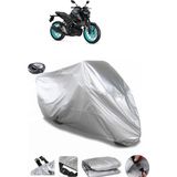 Coverplus Yamaha MT-125 Arka Çanta Uyumlu Su Geçirmez Gri Motosiklet Brandası