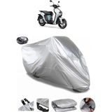 Coverplus Yamaha Neos Arka Çanta Uyumlu Su Geçirmez Gri Motosiklet Brandası