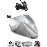Coverplus Yamaha Nmax 125 Arka Çanta Uyumlu Su Geçirmez Gri Motosiklet Brandası