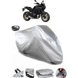 Coverplus Yamaha Tracer 700 Arka Çanta Uyumlu Su Geçirmez Gri Motosiklet Brandası