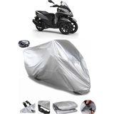 Coverplus Yamaha Tricity 125 Arka Çanta Uyumlu Su Geçirmez Gri Motosiklet Brandası