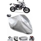 Coverplus Yamaha WR 125 R Arka Çanta Uyumlu Su Geçirmez Gri Motosiklet Brandası