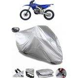 Coverplus Yamaha WR 250 F Arka Çanta Uyumlu Su Geçirmez Gri Motosiklet Brandası