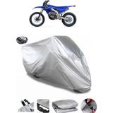 Coverplus Yamaha WR 450 F Arka Çanta Uyumlu Su Geçirmez Gri Motosiklet Brandası