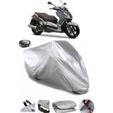 Coverplus Yamaha X-Max 250 Iron Max ABS Arka Çanta Uyumlu Su Geçirmez Gri Motosiklet Brandası