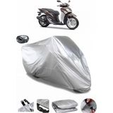 Coverplus Yamaha Xenter 150 Arka Çanta Uyumlu Su Geçirmez Gri Motosiklet Brandası