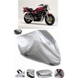 Coverplus Yamaha XJR 1200 Arka Çanta Uyumlu Su Geçirmez Gri Motosiklet Brandası