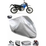 Coverplus Yamaha XT 125 R Arka Çanta Uyumlu Su Geçirmez Gri Motosiklet Brandası