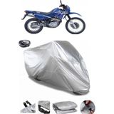 Coverplus Yamaha XT 600 Arka Çanta Uyumlu Su Geçirmez Gri Motosiklet Brandası