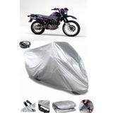Coverplus Yamaha XT 600 E Arka Çanta Uyumlu Su Geçirmez Gri Motosiklet Brandası