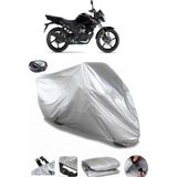 Coverplus Yamaha YS 125 Arka Çanta Uyumlu Su Geçirmez Gri Motosiklet Brandası