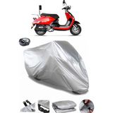Coverplus Yuki Legend 50 Arka Çanta Uyumlu Su Geçirmez Gri Motosiklet Brandası