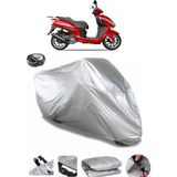 Coverplus Yuki Lupo 125 Arka Çanta Uyumlu Su Geçirmez Gri Motosiklet Brandası