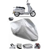 Coverplus Yuki Mojito 125 Arka Çanta Uyumlu Su Geçirmez Gri Motosiklet Brandası