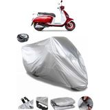 Coverplus Yuki Risotto 125 Arka Çanta Uyumlu Su Geçirmez Gri Motosiklet Brandası