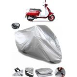 Coverplus Yuki Risotto 50-125 Arka Çanta Uyumlu Su Geçirmez Gri Motosiklet Brandası