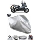 Coverplus Yuki Xway 125 Arka Çanta Uyumlu Su Geçirmez Gri Motosiklet Brandası