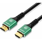 CoverZone 1.5 Metre 8k HDMI 2.1 Kablo - 1.5m Yüksek Hızda 48GBPS, 8K@60Hz, 4K@120Hz, Hdr, Dolby Vision, Deep Color Destekli, 24K Altın Kaplama, UHD Tv, Ps5, Xbox Uyumluluğu | ZR838