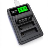 Coverzone 1 Adet Batarya GoPro Hero 4 Black Hero 4 Silver ile Uyumlu 3 Slot LCD Ekranlı USB Batarya Şarj Cihazı AHDBT-401 Uyumlu Aksiyon Kamera Pil Şarj Ünitesi | (GO401 Şarj Cihazı ve Pil)