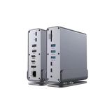 Coverzone 16İn1 Type-C Docking Station 4K Uhd Usb 3.0 Veri Gigabit Ethernet Macbook İpad Uyumlu | Tc16in1