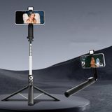 Coverzone 2-in-1 Selfie Stick Tripod – 170cm Uzatılabilir, Bluetooth Kablosuz Uzaktan Kumanda, 3 Modlu LED Dolgu Işığı, Type-C Şarjlı, iOS & Android Uyumlu | NP-01S
