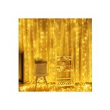 Coverzone 2 X 2 Metre 12 Saçak 180 Led Işık Zinciri Dekoratif Fişli Aydınlatma Ev Dekorasyonu Salon Süsleme