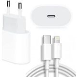 Coverzone 20w Adapter Usb-c To Lightning Kablo Lightning Girişli Cihazlar Için Uyumlu Şarj Seti Seyahat Şarj