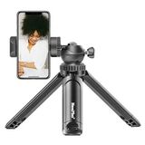 Coverzone 22cm Mini Taşınabilir Selfie Çubuğu Telefon Kamera Aksiyon Kamerası ile Uyumlu Alüminyum Gövde Taşınabilir Tasarım Tripod ve El Modu Vlog Canlı Yayın | NP-999S