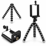 Coverzone 25 cm Esnek Ahtapot Mini Tripod Telefon ve Kamera Tutucu Z-02 | Esnek bükülebilir ayaklı mini tripod, telefon tutucu aparatı ve farklı yüzeylerde sabitlemeye uygun taşınabilir tasarım