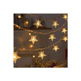 Coverzone 25 Metre Led Işık Yıldız Zinciri Fişli Dekoratif Aydınlatma Ev Oda Balkon Yılbaşı Süsleme Işıkları