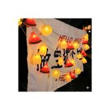 Coverzone 2M 10 LED Karışık Meyve Şekilli Dekoratif Işık Pilli Yaz Tema Meyve Desenli Süsleme Oda/Parti/Balkon