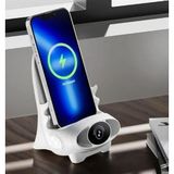 Coverzone 3 In 1 Kablosuz Şarj Istasyonu /telefon Tutucu Masaüstü 15w Qi Iphone Stand Dock Şarj
