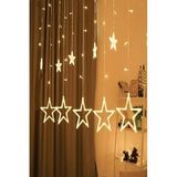 Coverzone 3 Metre Fişli 10’lu Yıldız LED Işık Zinciri – Dekoratif Sıcak Işık Aydınlatma, Ev, Salon, Balkon, Perde ve Parti Süslemeleri için Yılbaşı ve Doğum Günü Dekor Işığı