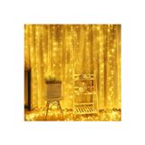 Coverzone 3 X 3 Metre 12 Saçak 240 Led Işık Zinciri Dekoratif Fişli Aydınlatma Ev Dekorasyonu Salon Süsleme