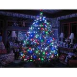 Coverzone 30 Metre Fişli RGB Led Işık Noel Yılbaşı Ağacı Işığı Led Ampül Çam Ağacı B