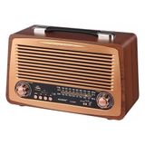 CoverZone 3299BT Büyük Large Boy Retro Radyo Taşınabilir Bluetooth Hoparlör