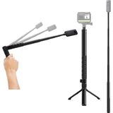 CoverZone 360° Dönebilen Bullet Time Kamera Tutucu, Mini Masa Tripodu, Çift 1/4 Vida Alüminyum Gövde Taşınabilir Stabil Stand INSTA360 X3, X2, X4, X5, One Rs, Go 3, One x - Bullet Bundle