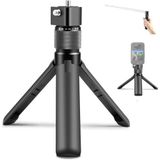 Coverzone 360° Dönebilen Bullet Time Kamera Tutucu, Mini Masa Tripodu, Çift 1/4 Vida Alüminyum Gövde Taşınabilir Stabil Stand Insta360 X3, X2, X4, X5, ONE RS, GO 3, One X ile Uyumlu (Handle)