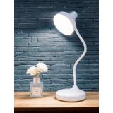 Coverzone 36cm Modern Masa Lambası Felexible Boyun Tasarımı Oturma Odası Başucu Lambası Restoran Bar Masa Lambası USB Şarj Edilebilir Masa Lambası 1978