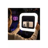Coverzone 3İn1 Şarjlı Led Ring Light Telefon Tutucu Bluetooth Kumandalı Vlog Canlı Yayın Işığı | Rl-200
