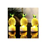 Coverzone 3'lü Ananas Mini Pilli Led Lamba